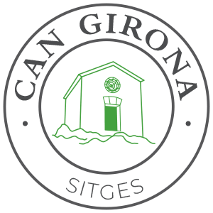 Can Girona Sitges, logotip rodó